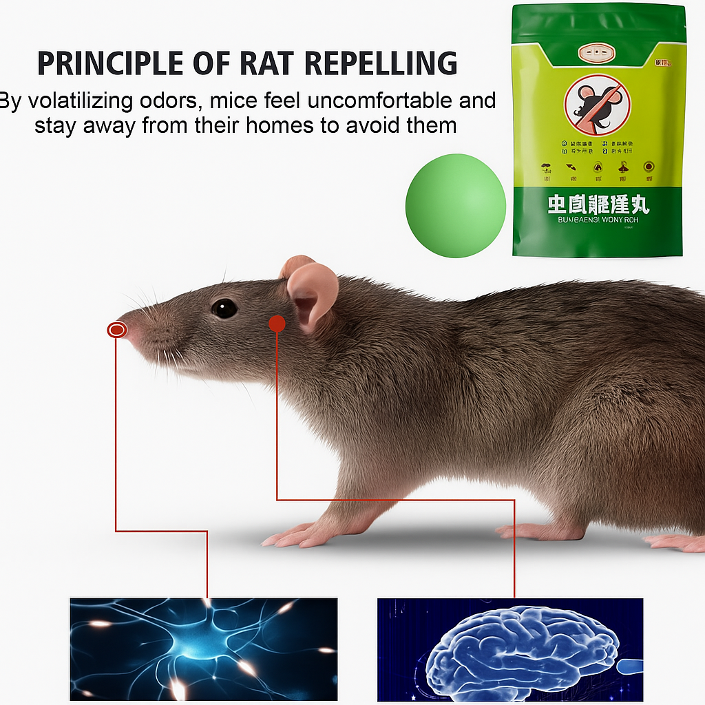Herbal Repellent Balls - Keep Mice & Bugs Out without Killing ( PACK OF 3 AT JUST 399 )